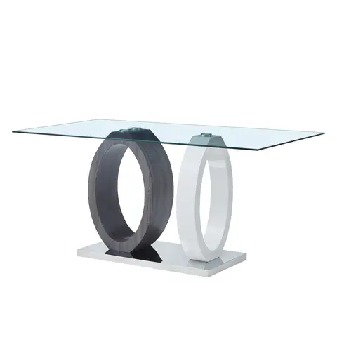 Glass Dining Table with X-Shaped Dining Chair - view 3
