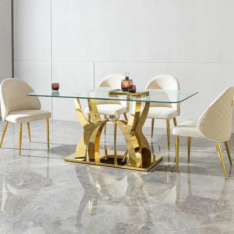 Luxury Glass Dining Table - view 5