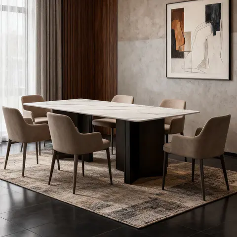 Rock plate dining table · 434 - view 1