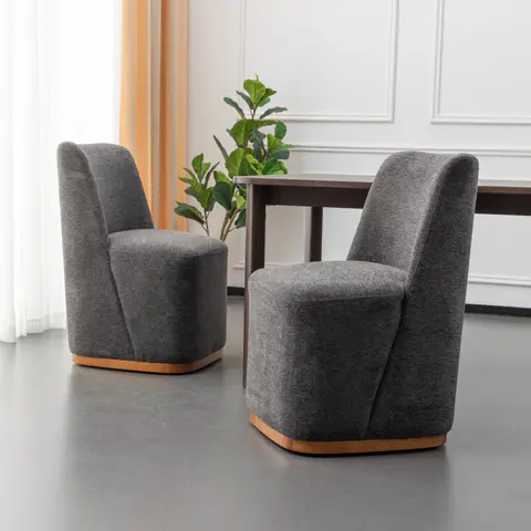 Rolling Dining Chair - view 3