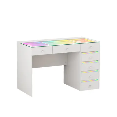 VANITII Fenair Vanity Desk with 7 Drawers - view 1