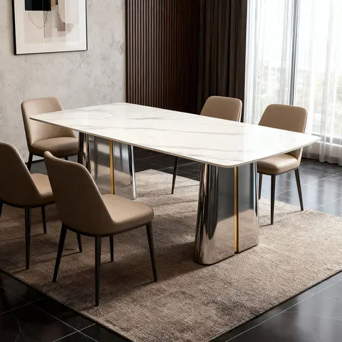 Rock plate dining table · 435 - view 1