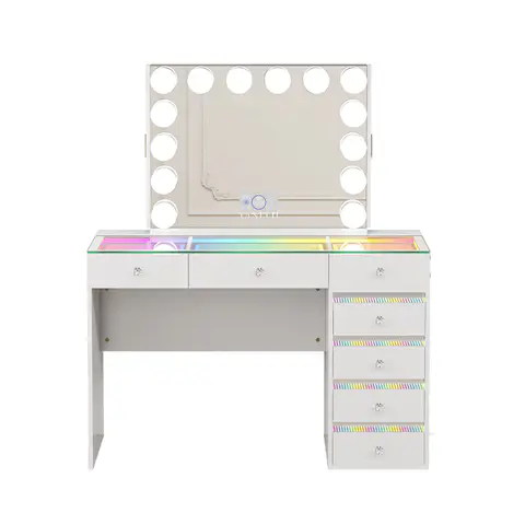 VANITII Fenair 7 Drawers Vanity Desk Set - view 5