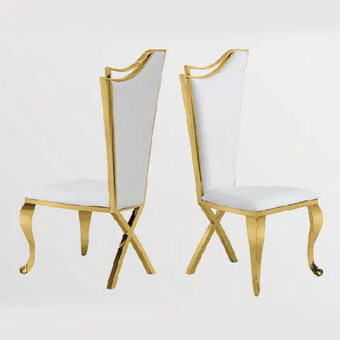 Stainless Steel Dining Chair with PU Material - view 3