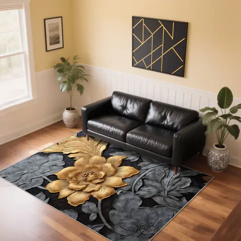 Diamond Velvet Shimmer Rug-305 - view 1